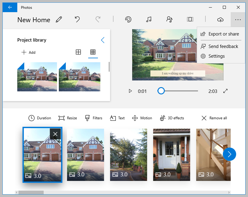 export video